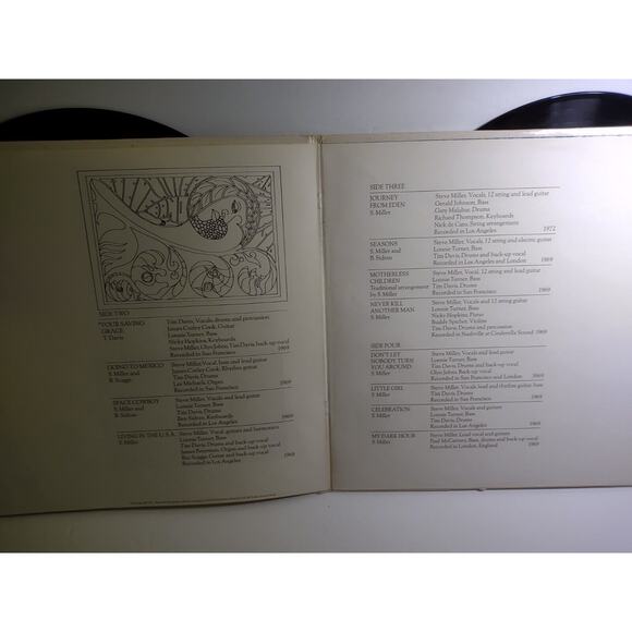 Steve Miller Band Anthology Double Vinyl LP Record Album 1972 Pop Classic Rock - Picture 6 of 8